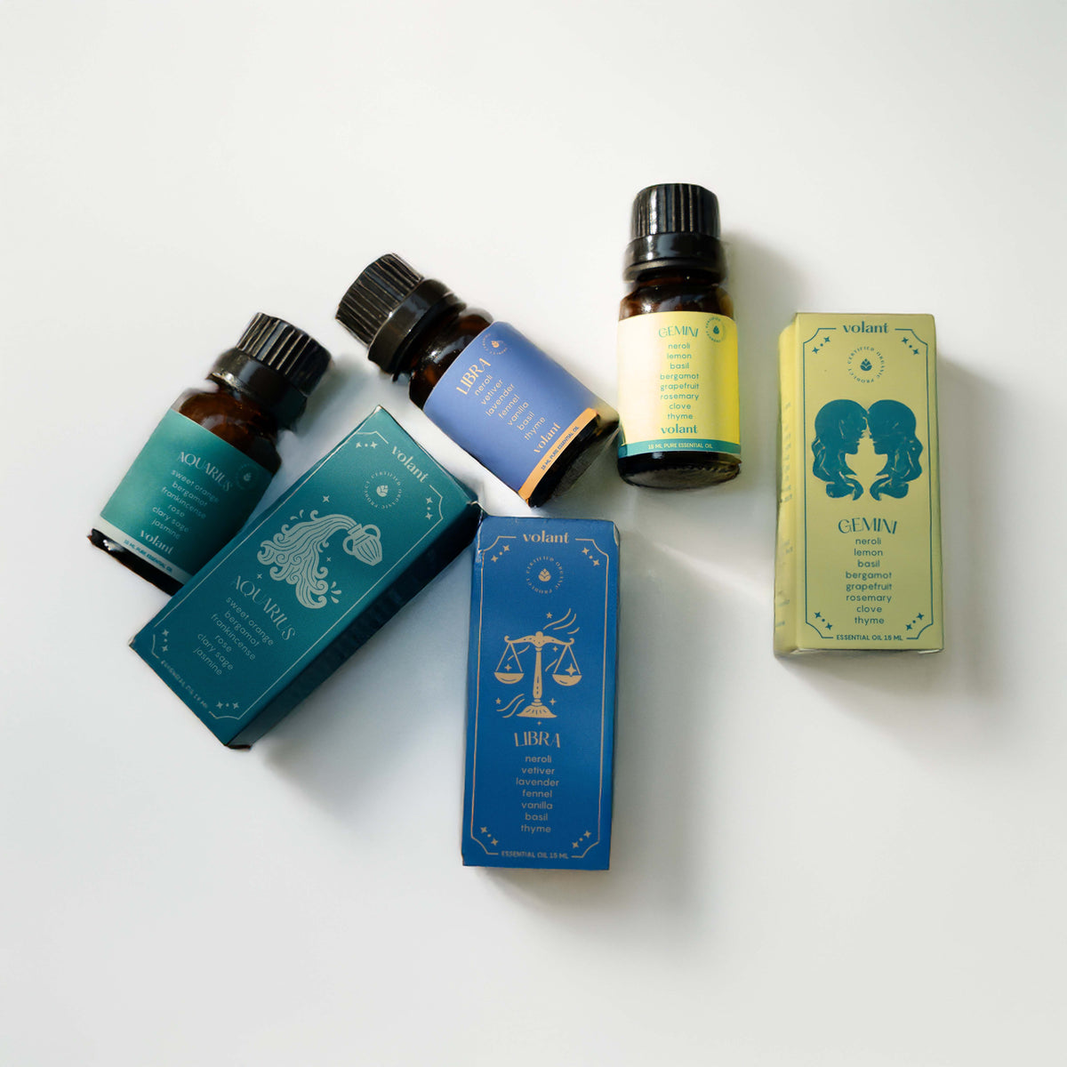 Air Element Zodiac Essential Oil Trio