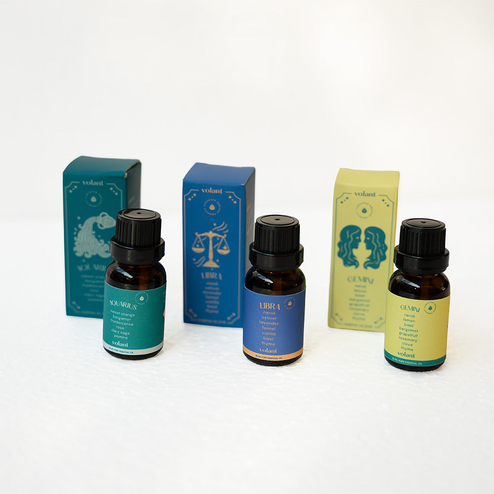Air Element Zodiac Essential Oil Trio