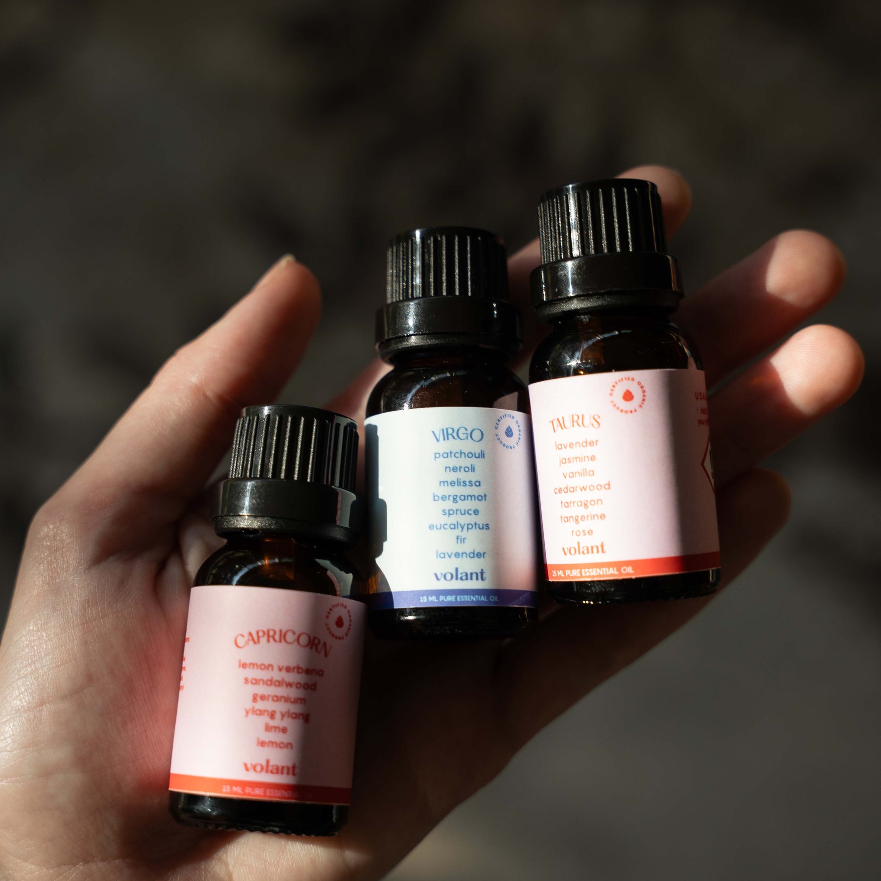 Earth Element Zodiac Essential Oil Trio
