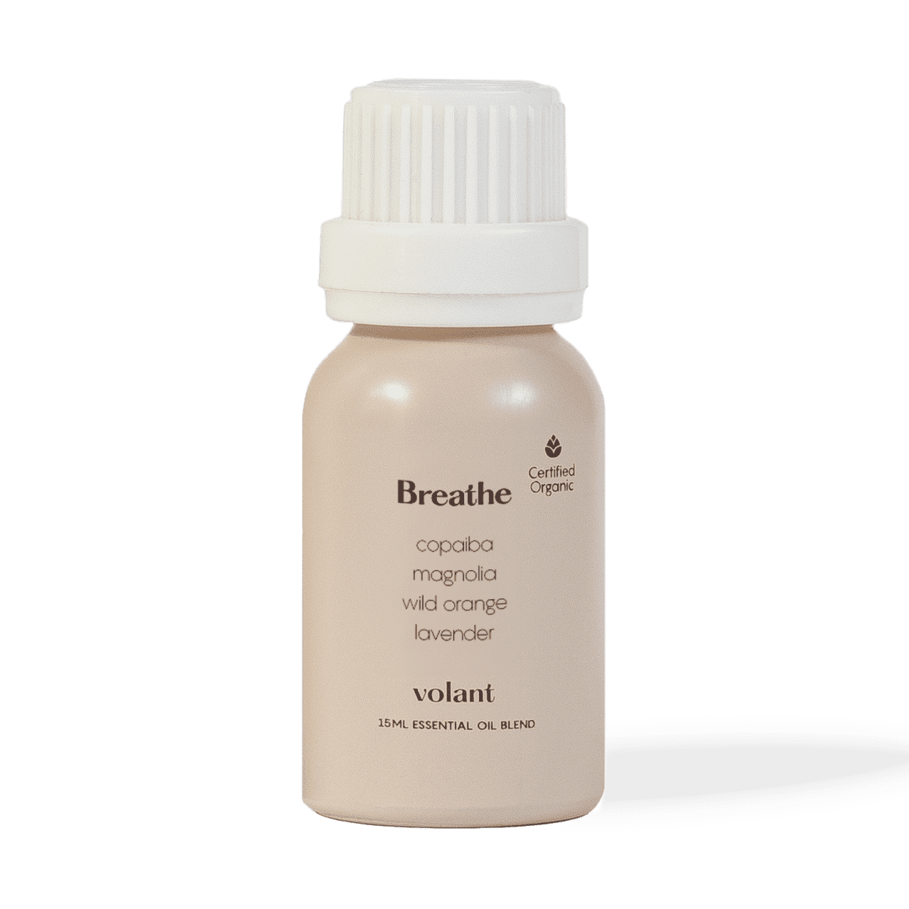volant breathe essential oil blend made with pure Wild Orange, Lavender, Copaiba, and Magnolia