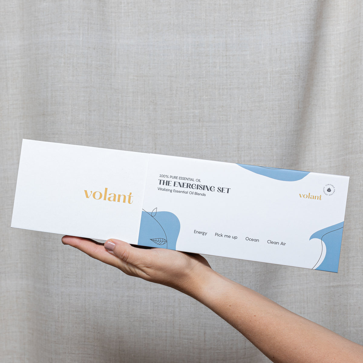 volant Energising Essential Oil Set packaging.