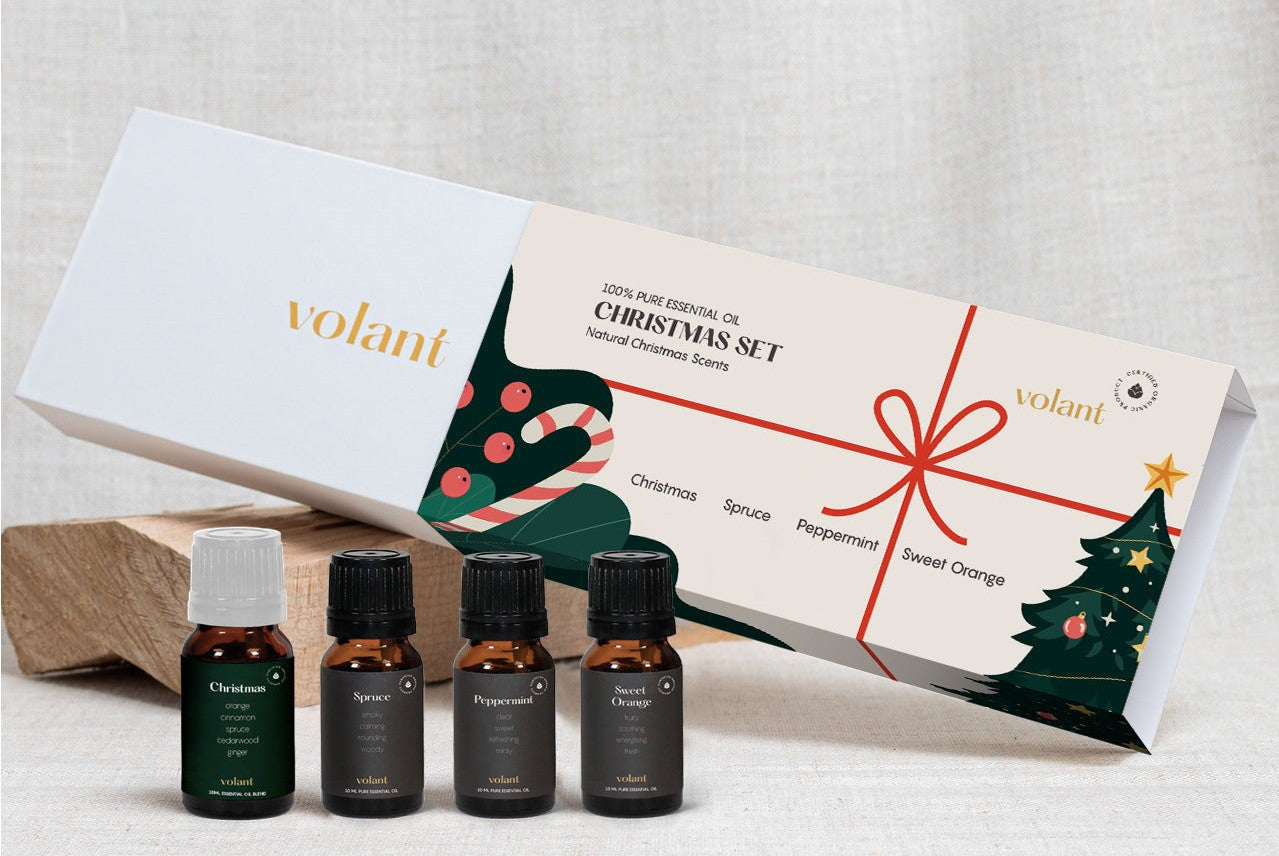 Functional fragrance festive gift sets: Introducing Christmas scents from Volant