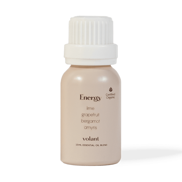 volant energy essential oil blend made with pure Grapefruit, Lime, Bergamot and Amyris