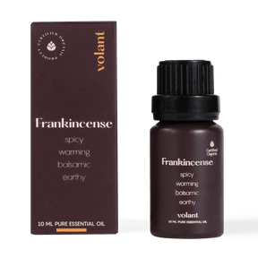 volant organic frankincense essential oil bottle packaging for glowing skin