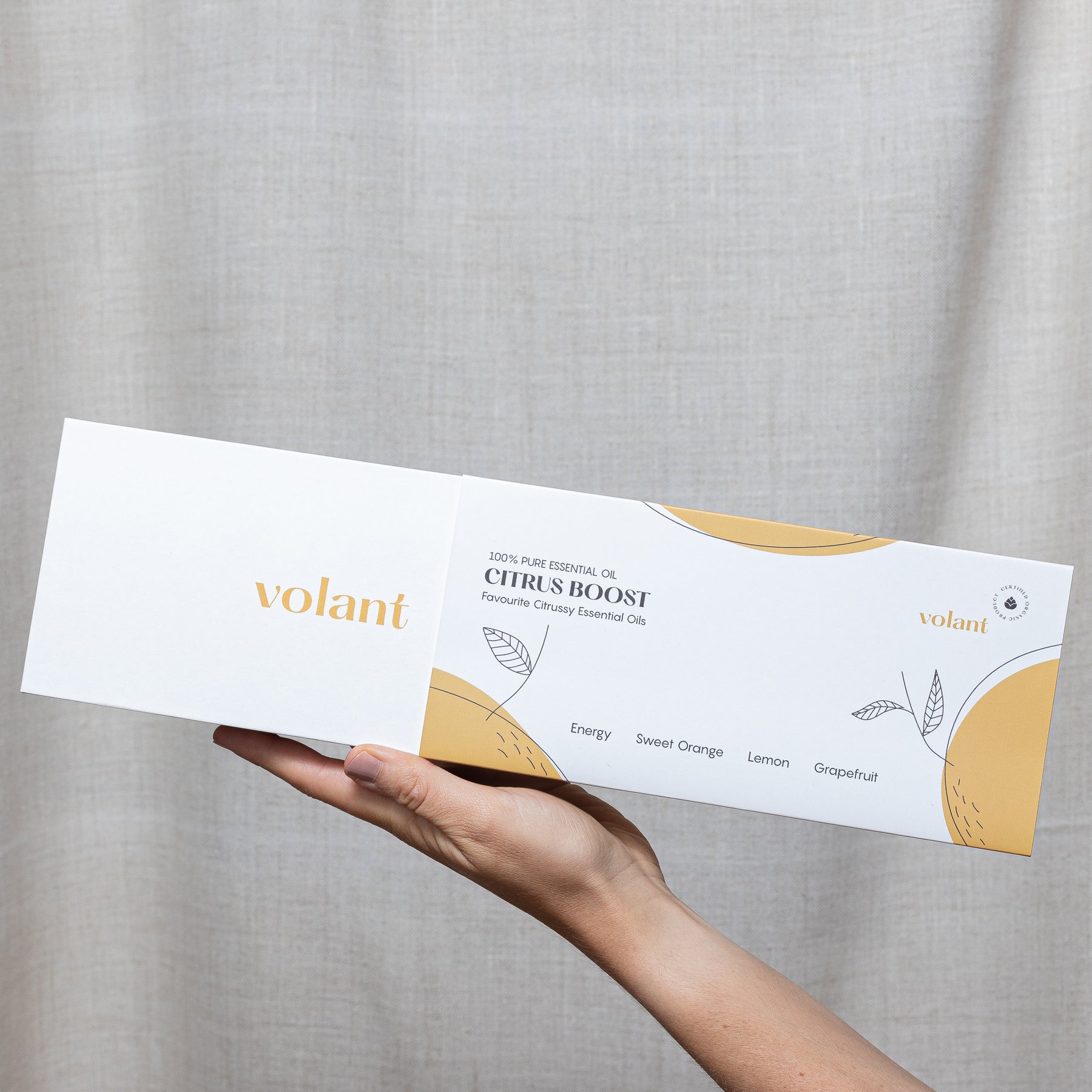 volant citrus boost essential oil set packaging