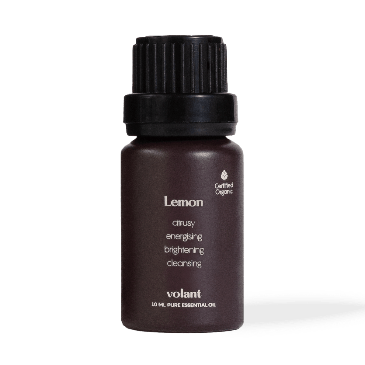 volant organic lemon essential oil that fights exhaustion, helps with depression, clears your skin, kills harmful viruses and bacteria