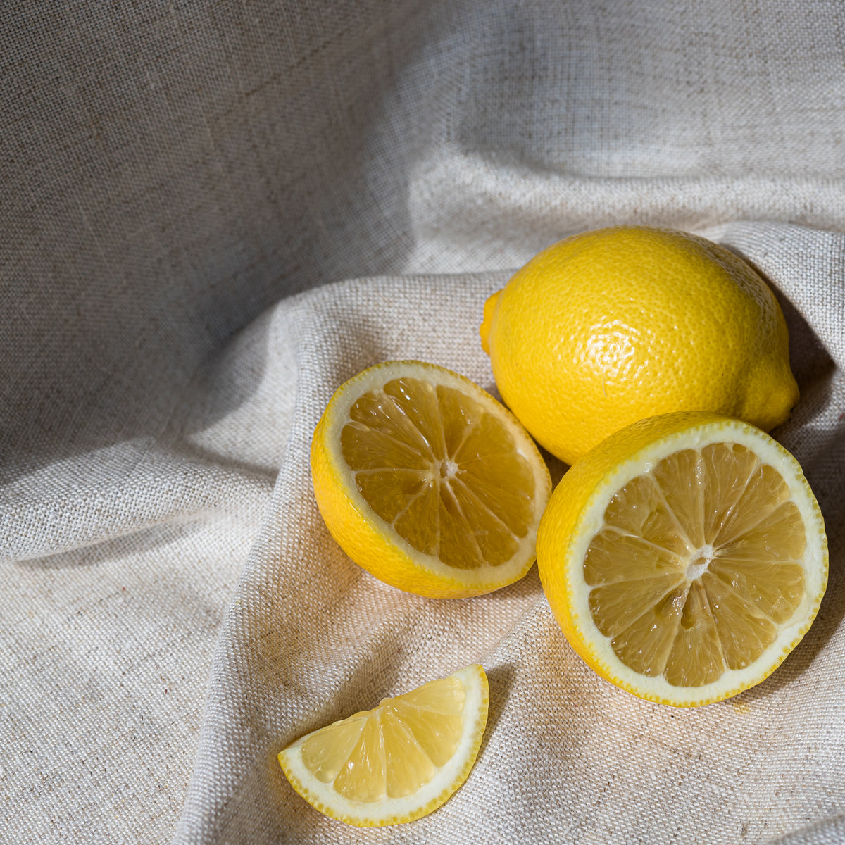 økologiske citronskiver
