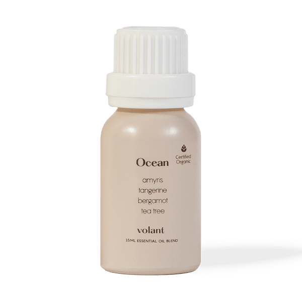 volant ocean essential oil blend made with pure Amyris, Tangerine, Tea Tree, and Bergamot