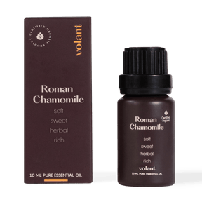 volant organic roman chamomile essential oil bottle packaging skin impurities like acne