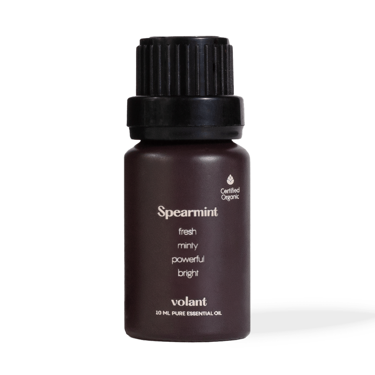 volant organic spearmint essential oil soothe ailments such as skin problems, headaches, nausea, vomiting, respiratory issues, and cold symptoms