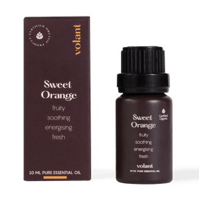 Volant ekologisk söt apelsin eterisk olja flaska förpackning för fräsch hem doft