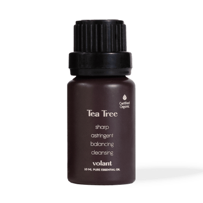 volant organic tea tree essential oil as antibacterial for skin
